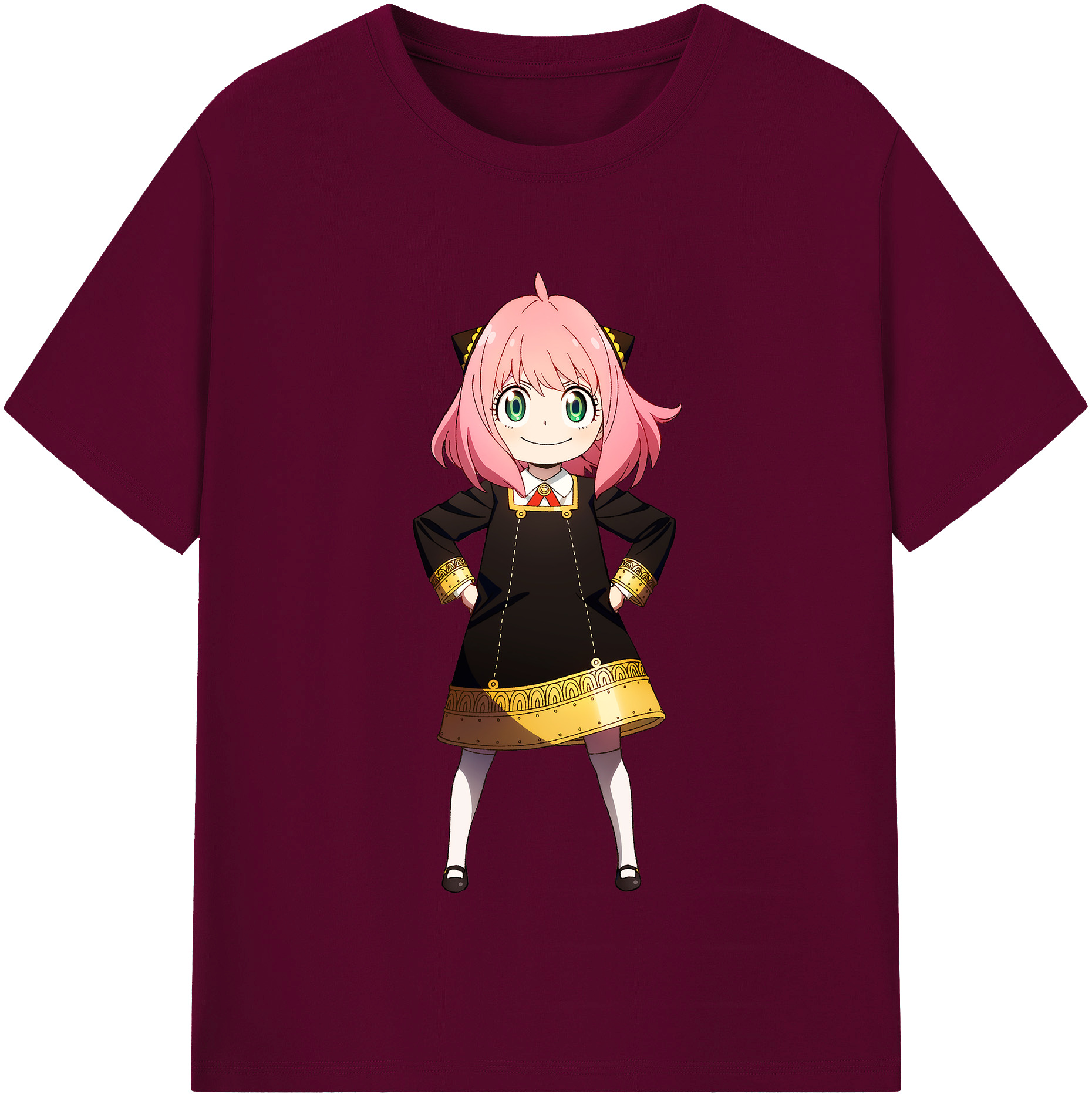 （画像用） SPY×FAMILY间谍家家酒 レディースカジュアルプリントTシャツ（綿100％）